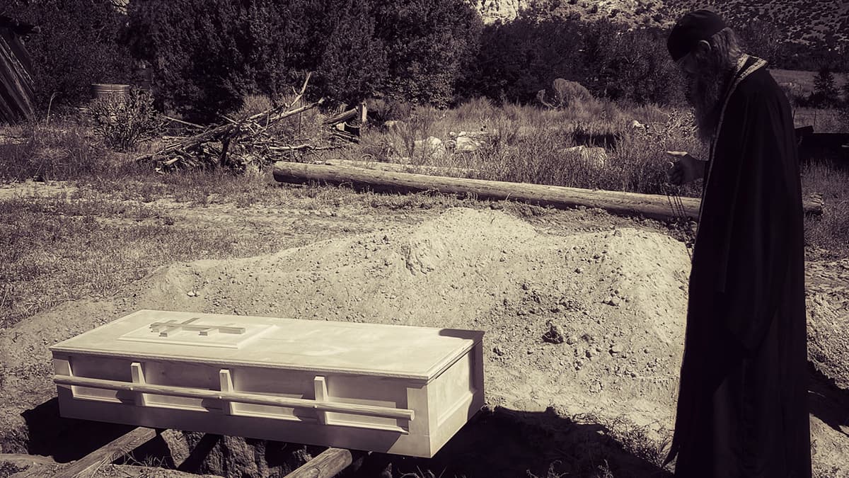 Burying my mom at a monastery in New Mexico