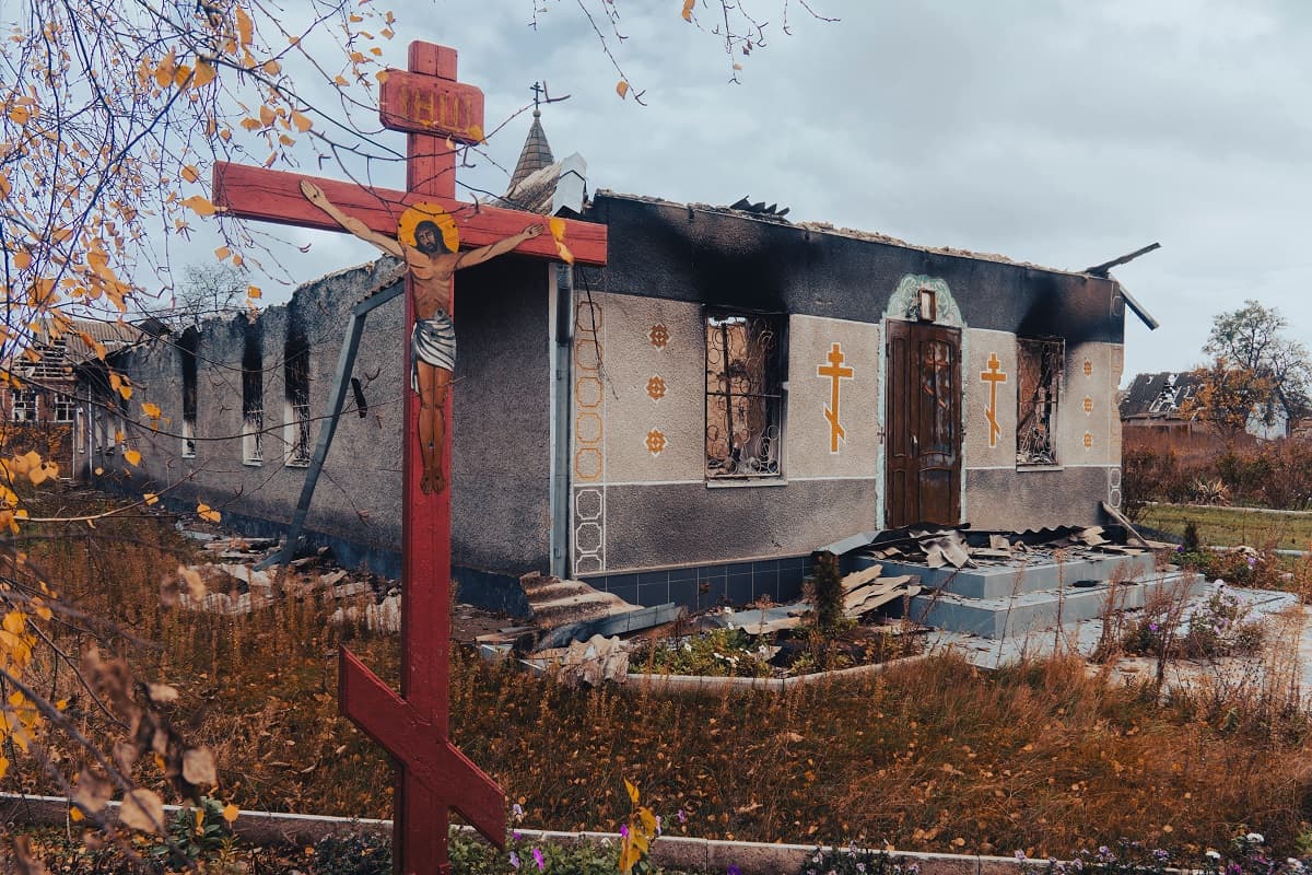 Nearly 500 religious buildings destroyed in Ukraine in last year