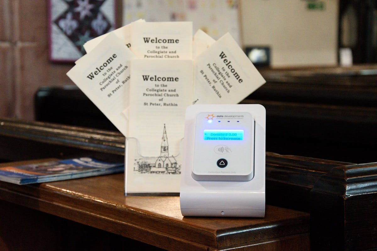 UK diocese finds great success in contactless card donations
