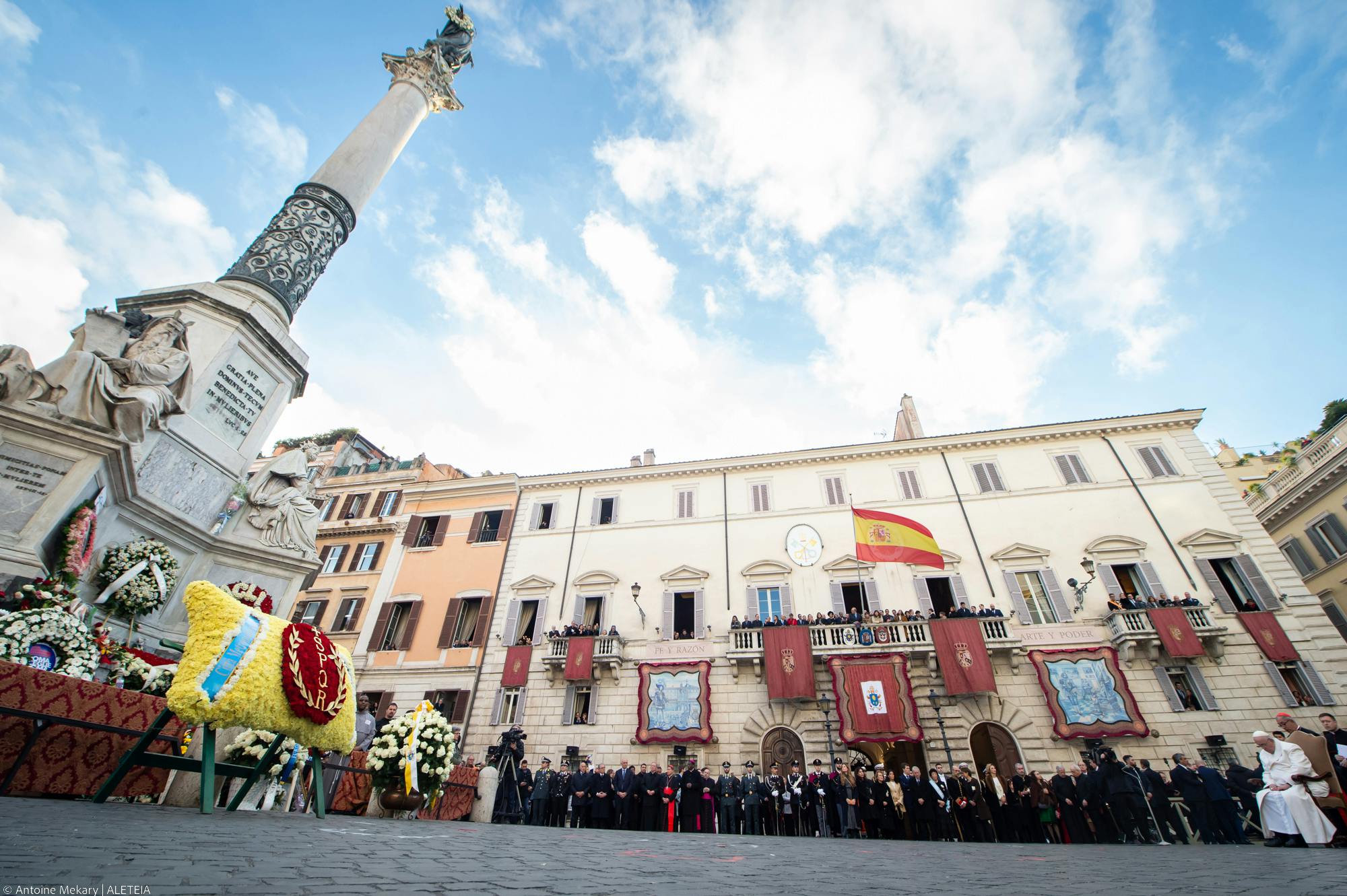 Pope Francis to honor the Immaculate Conception in Piazza di Spagna on December 8