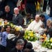 Pope enjoys lunch with those struggling economically (Photo gallery)
